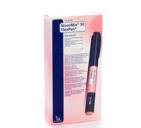 Novomix 50 Flexpen 3ml 5's
